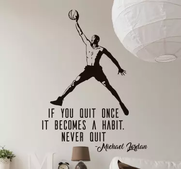 Adesivo decorativo Michael Jordan - TenStickers