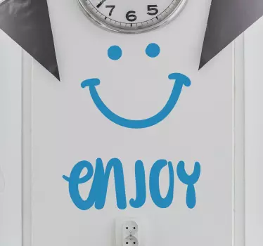 Adesivo decorativo sorriso enjoy - TenStickers