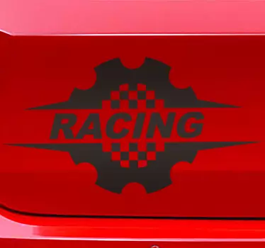 Adesivo auto racing - TenStickers