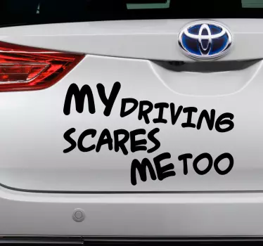 Adesivo divertente auto EN - TenStickers