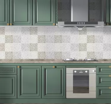 Adesivo effetto piastrella di terrazzo - TenStickers