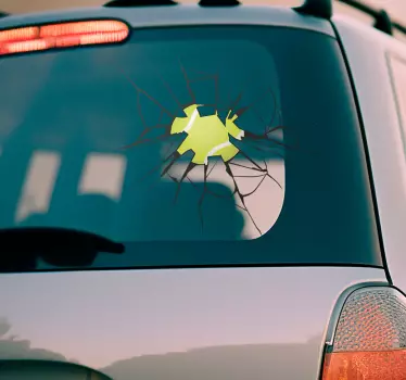 Adesivo effetto vetro rotto - TenStickers