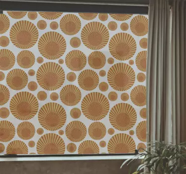Adesivo geometrico composizione emblema circolare - TenStickers