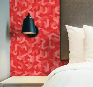 Adesivo geometrico configurazione geometrica intricata - TenStickers