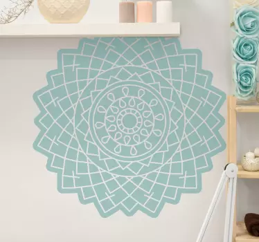 Adesivo geometrico elemento geometrico intricato - TenStickers