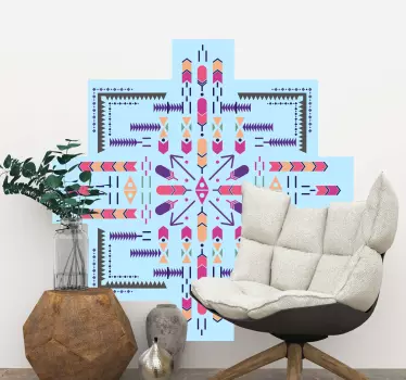 Adesivo geometrico motivo geometrico complesso - TenStickers