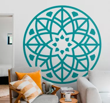Adesivo geometrico ragione circolare geometrica - TenStickers