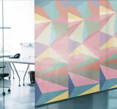 Adesivo geometrico variazioni di pattern - TenStickers