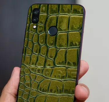 Adesivo Huawei copertina con texture coccodrillo - TenStickers