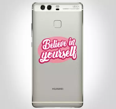 Adesivo huawei fiducia nelle tue capacità - TenStickers