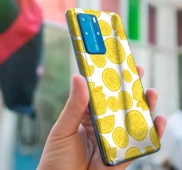 Adesivo huawei motivo fetta di agrumi - TenStickers