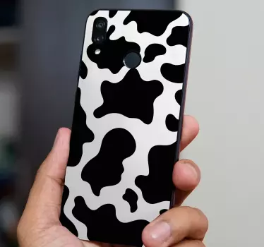 Adesivo huawei motivo maculato cow - TenStickers