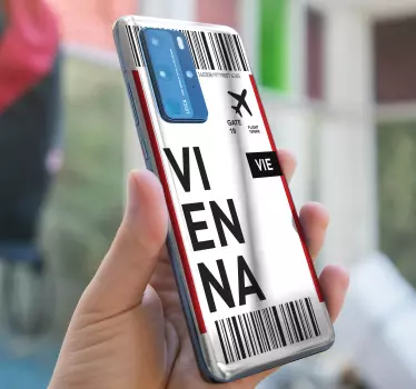 Adesivo huawei passaporto per vienna - TenStickers