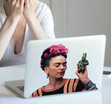 Adesivo laptop Frida Kahlo - TenStickers