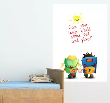 Adesivo lavagna cancellabile scolari - TenStickers