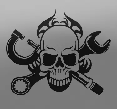 Adesivo Moto Teschio - TenStickers