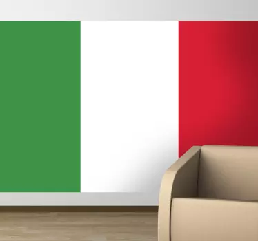 Adesivo murale bandiera Italia - TenStickers