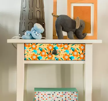 Adesivo murale con fiori - TenStickers