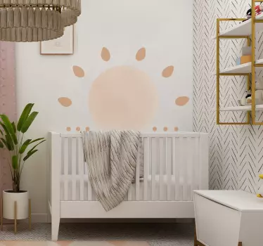 Adesivo murale con sole - TenStickers
