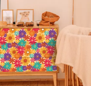 Adesivo murale con stile floreale - TenStickers