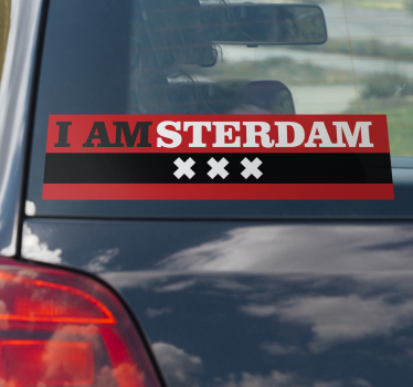 Adesivo per auto i amsterdam - TenStickers