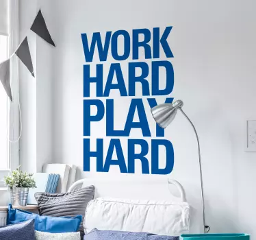 Adesivo murale camera ragazzi motivazionale - TenStickers