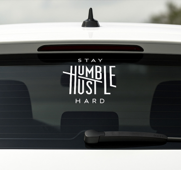 Adesivo per auto banner per lunotto posteriore - TenStickers
