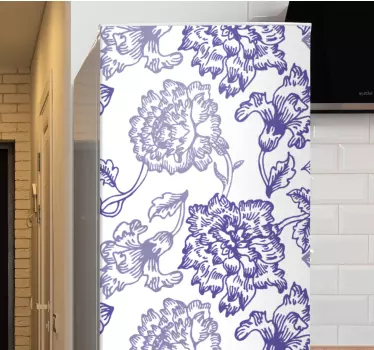 Adesivo murale rugby motivi floreali eleganti - TenStickers