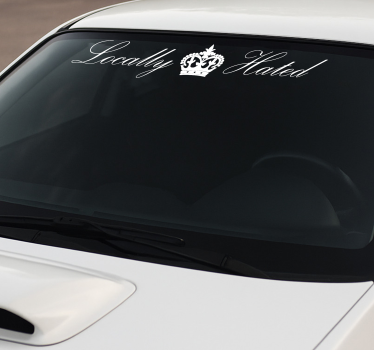 Adesivo per auto banner per finestrino auto - TenStickers