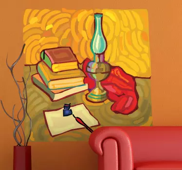 Adesivo murale scrittoio Van Gogh - TenStickers