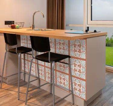 Adesivo murale stile floreale - TenStickers
