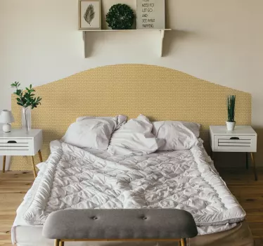 Adesivo testata letto vimini - TenStickers