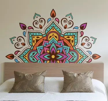 Adesivo per parete con mandala geometrico - TenStickers