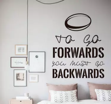 Adesivo murale to go forwards - TenStickers