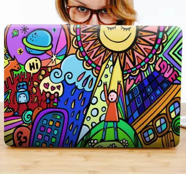 Adesivo pc Arte dei graffiti l'enfant terrible - TenStickers