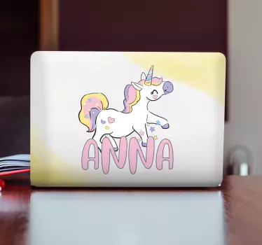 Adesivo pc Disegno magico unicorno - TenStickers