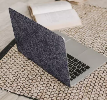 Adesivo pc Paisley ornamentale astratta - TenStickers