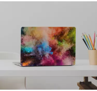 Adesivo pc Schizzi multicolori screziati - TenStickers