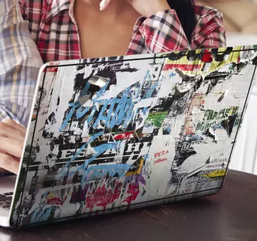 Adesivo per pc Stile graffiti urbani - TenStickers