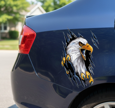 Adesivo per auto artiglio di aquila calva - TenStickers
