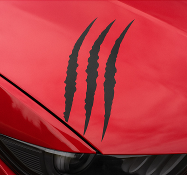 Adesivo per auto design graffi 3d - TenStickers