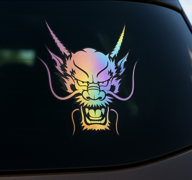 Adesivo per auto design multicolore - TenStickers
