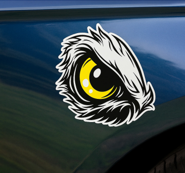 Adesivo per auto design occhio d'aquila - TenStickers
