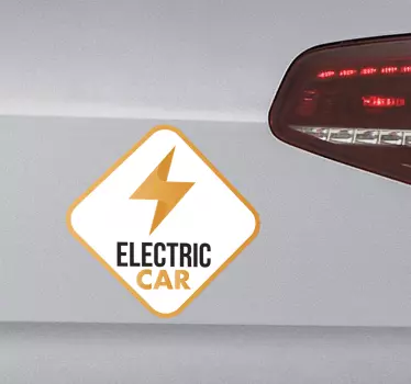 Adesivo per auto elettrica - TenStickers