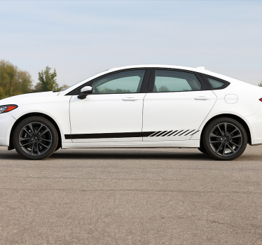 Adesivo per auto esterno linee sportive - TenStickers