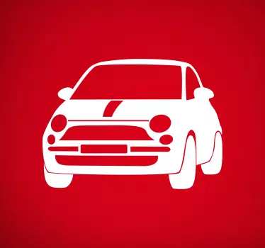Adesivo di auto Fiat 500 - TenStickers