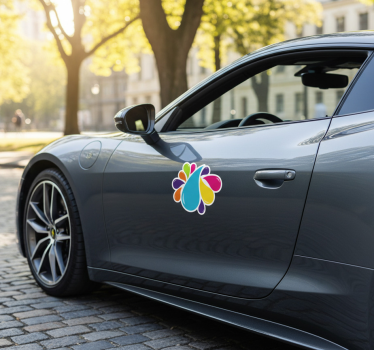 Adesivo per auto goccia di vernice colorata - TenStickers