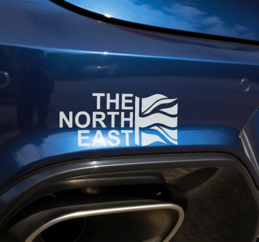 Adesivo per auto il nord est - TenStickers