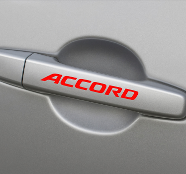 Adesivo per auto parola d'accordo - TenStickers