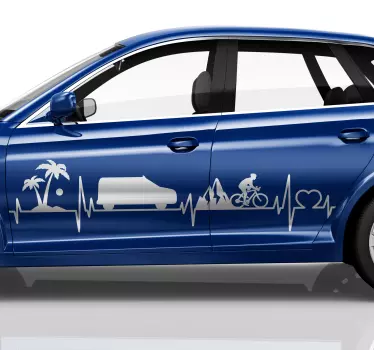 Adesivo per auto progettazione di impulsi di veicoli - TenStickers